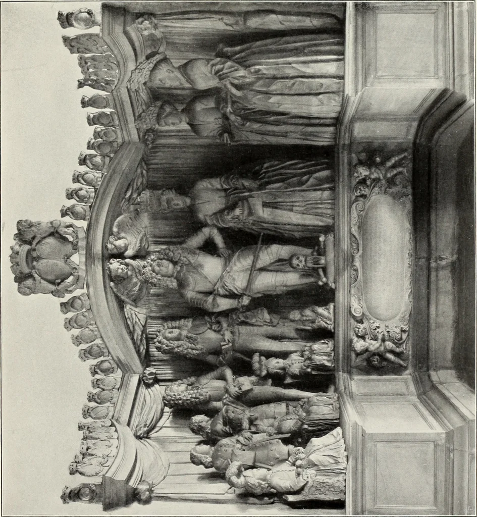 An illustration from Die Bau- und Kunstdenkmäler des Kreises Gelsenkirchen-Land, 1908, leaf 36