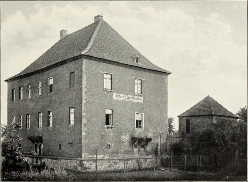 An illustration from Die Bau- und Kunstdenkmäler des Kreises Gelsenkirchen-Land, 1908, leaf 38