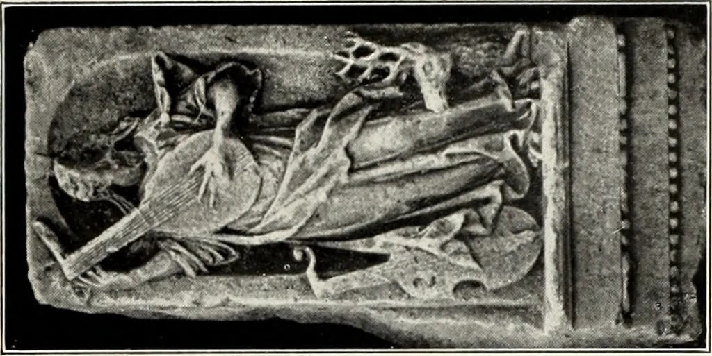 An illustration from Die Bau- und Kunstdenkmäler des Kreises Gelsenkirchen-Land, 1908, leaf 40