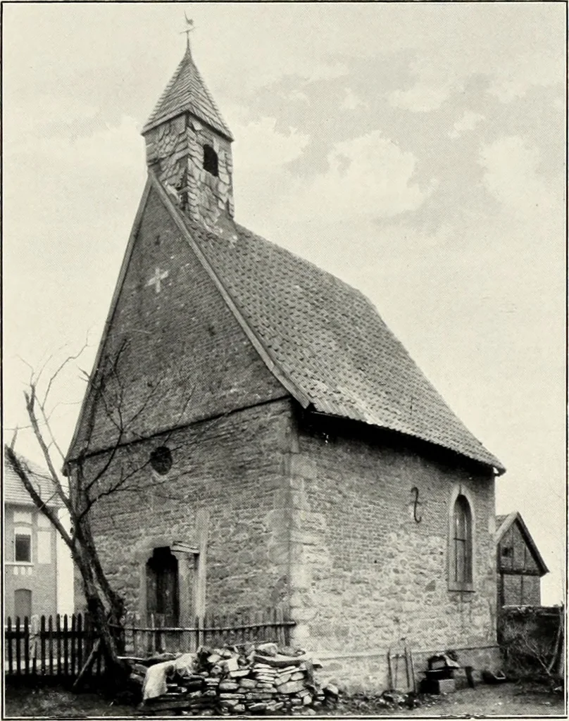 An illustration from Die Bau- und Kunstdenkmäler des Kreises Gelsenkirchen-Land, 1908, leaf 66