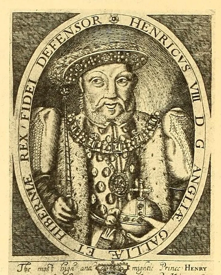 An illustration from Baziliologia, a booke of kings; notes on a rare series of engraved English royal portraits from William the Conqueror to James I, 1913, leaf 114