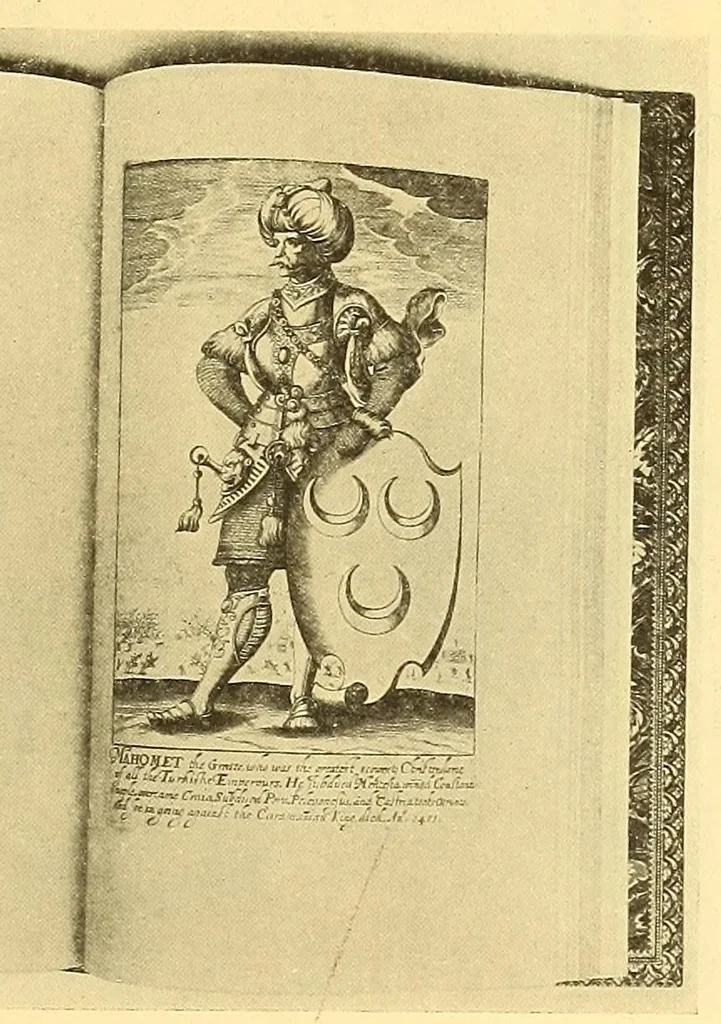An illustration from Baziliologia, a booke of kings; notes on a rare series of engraved English royal portraits from William the Conqueror to James I, 1913, leaf 161