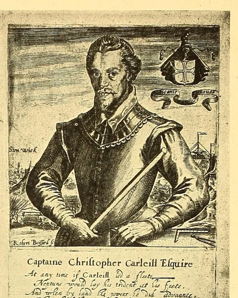 An illustration from Baziliologia, a booke of kings; notes on a rare series of engraved English royal portraits from William the Conqueror to James I, 1913, leaf 168