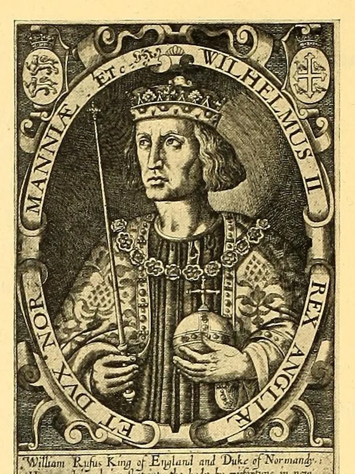 An illustration from Baziliologia, a booke of kings; notes on a rare series of engraved English royal portraits from William the Conqueror to James I, 1913, leaf 72