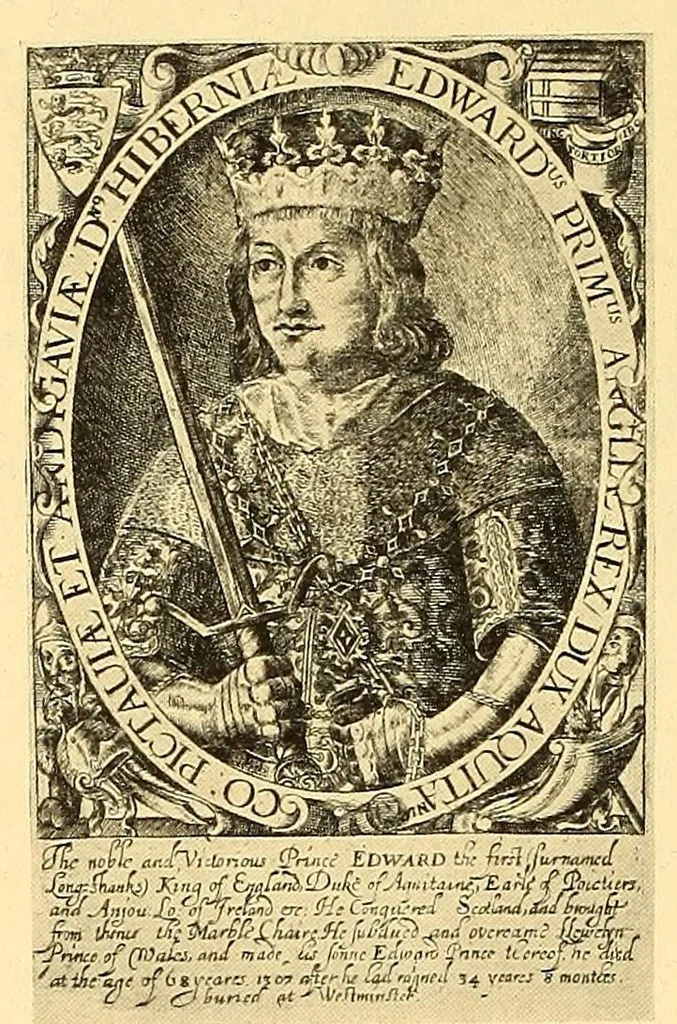 An illustration from Baziliologia, a booke of kings; notes on a rare series of engraved English royal portraits from William the Conqueror to James I, 1913, leaf 86