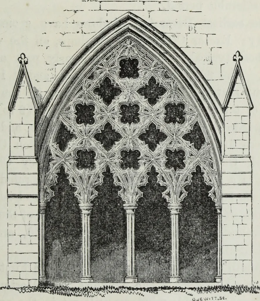 An illustration from A B C of Gothic architecture, 1882, leaf 148