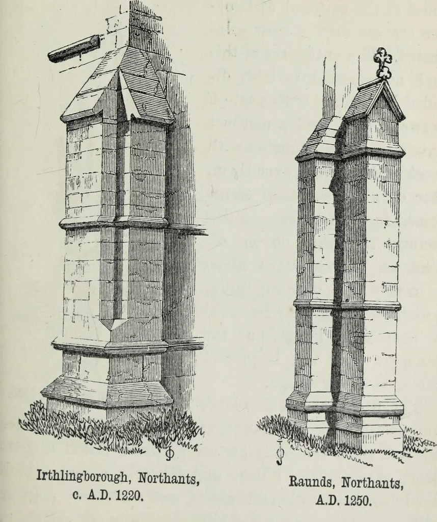 An illustration from A B C of Gothic architecture, 1882, leaf 174