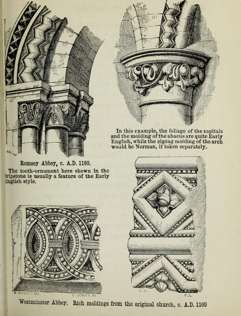 An illustration from A B C of Gothic architecture, 1882, leaf 90
