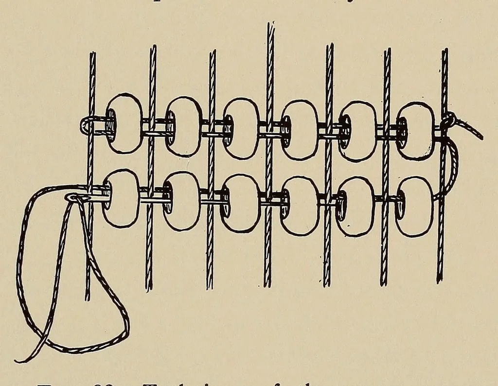 An illustration from Beads and beadwork of the American Indians : a study based on specimens in the Museum of the American Indian, Heye Foundation, 1929, leaf 133