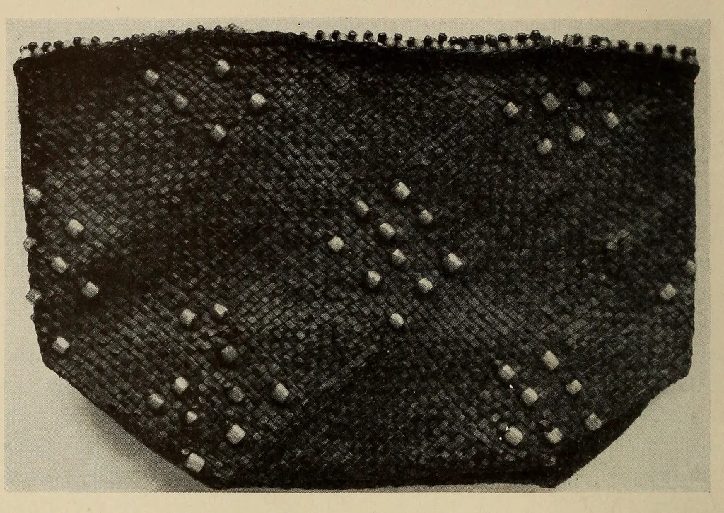 An illustration from Beads and beadwork of the American Indians : a study based on specimens in the Museum of the American Indian, Heye Foundation, 1929, leaf 208
