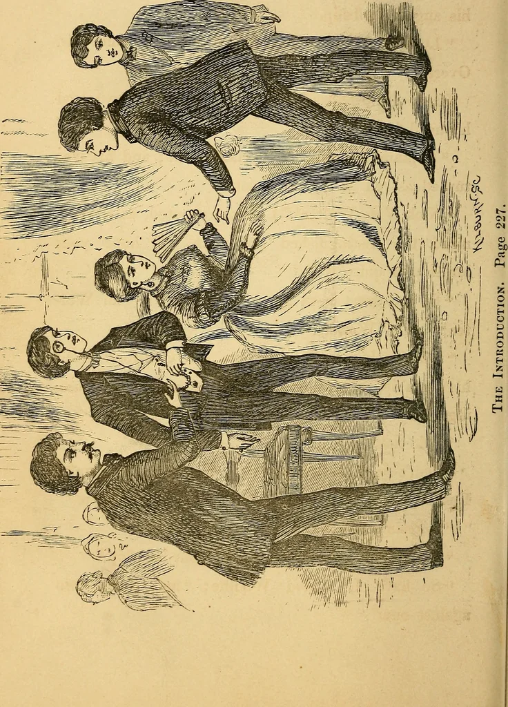 An illustration from Bear and forbear, or, The young skipper of Lake Ucayga, 1871, leaf 245