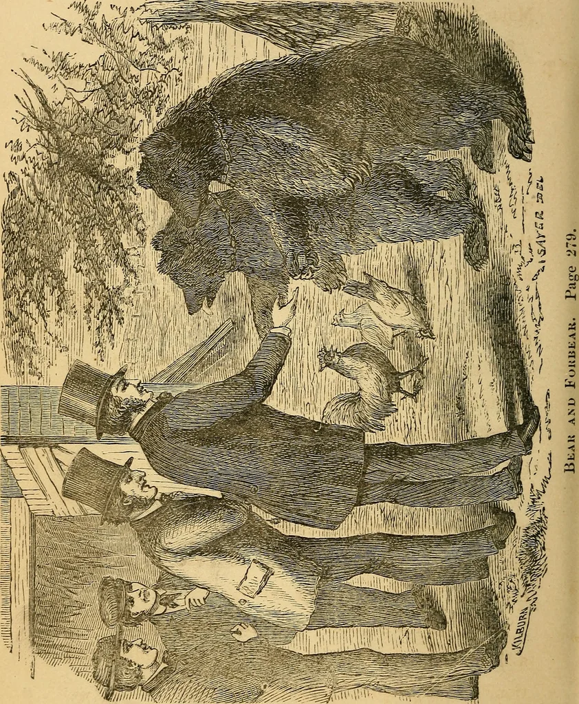 An illustration from Bear and forbear, or, The young skipper of Lake Ucayga, 1871, leaf 299