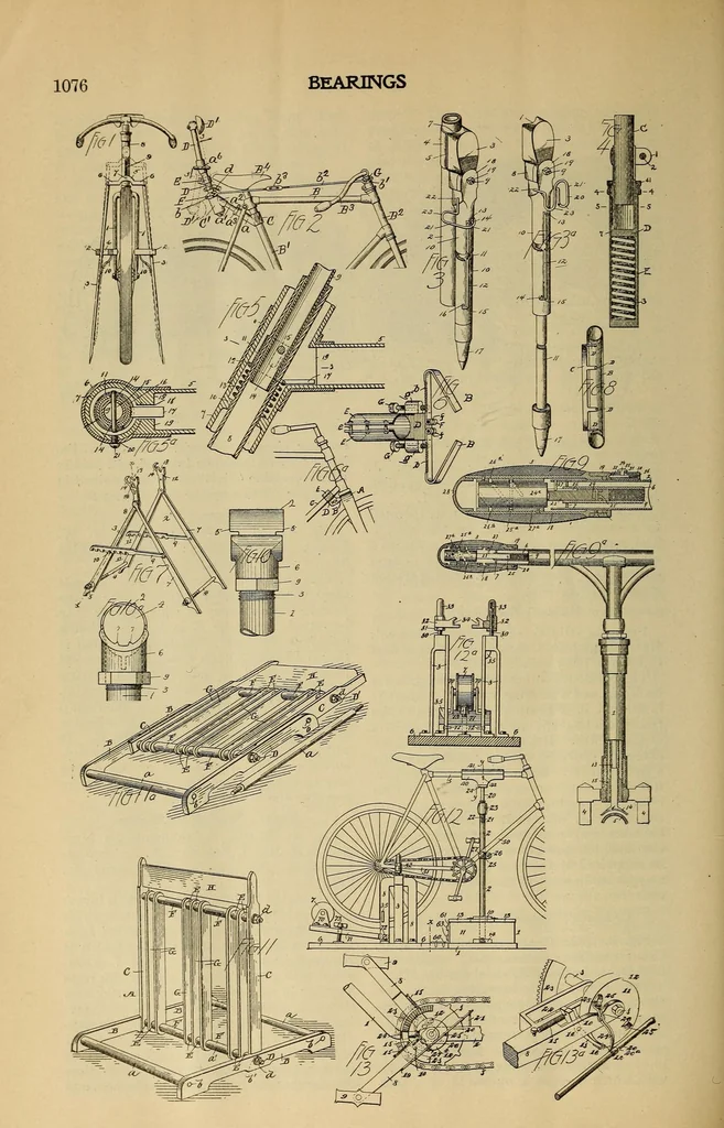 An illustration from The Bearings, 1890, leaf 1110