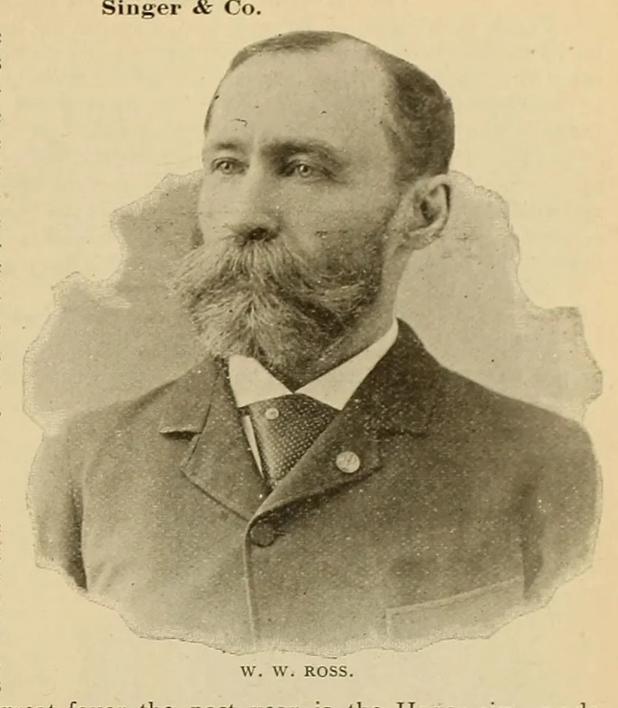 An illustration from The Bearings, 1890, leaf 565