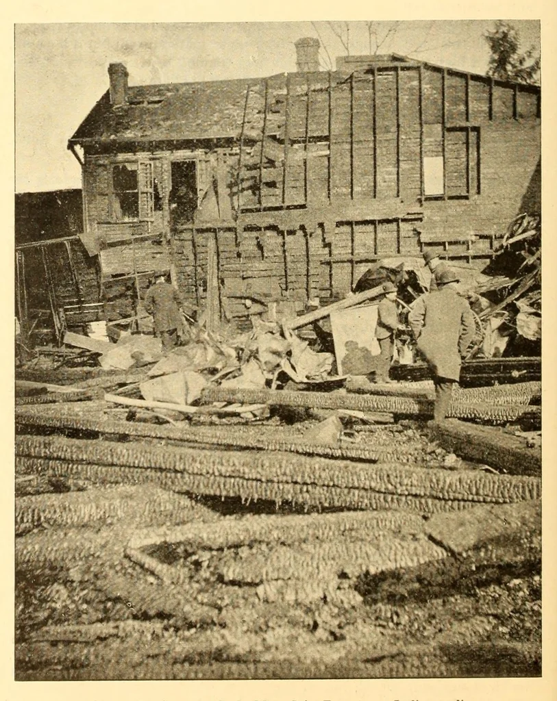 An illustration from The Bearings, 1890, leaf 394