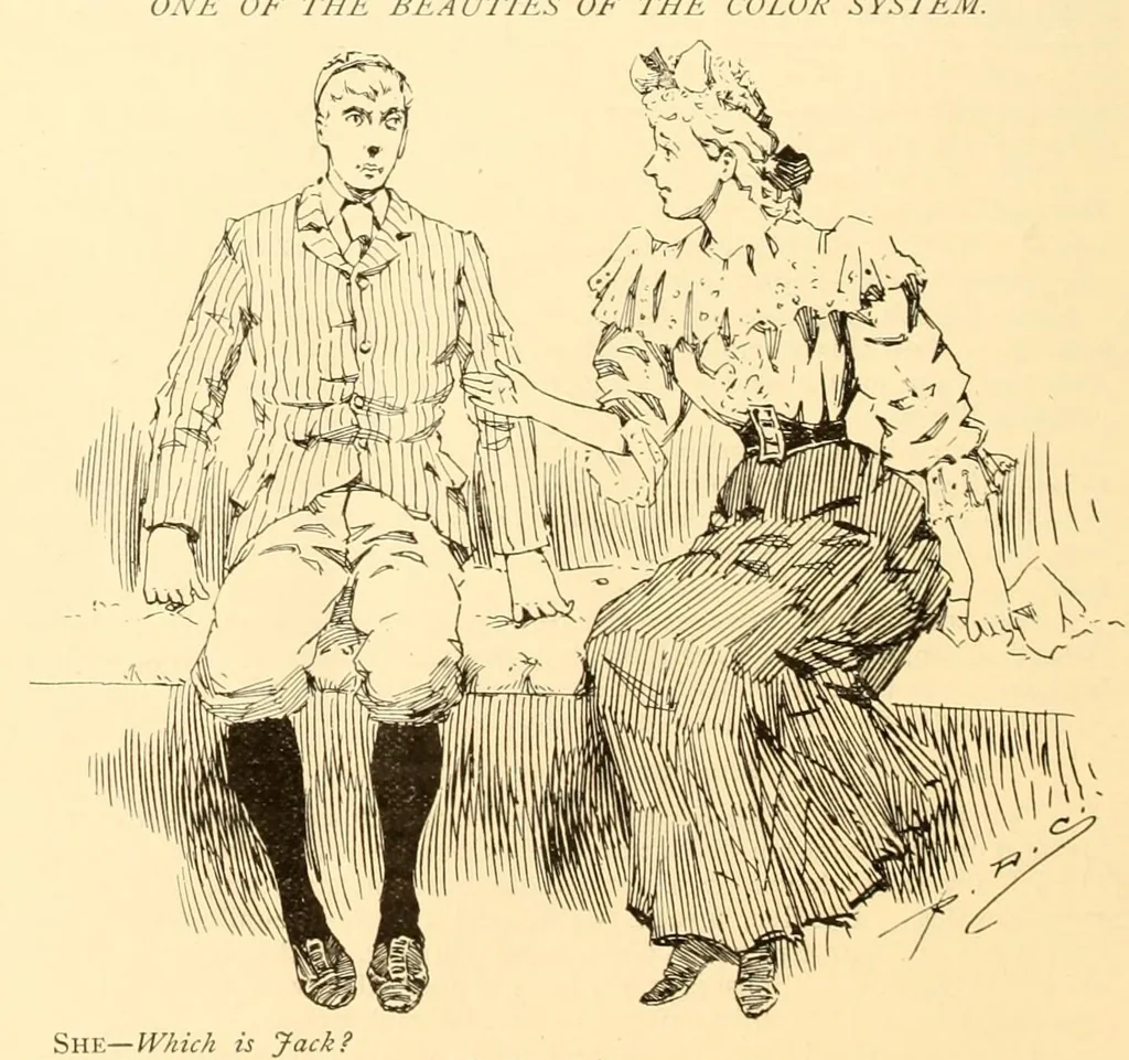 An illustration from The Bearings, 1890, leaf 432