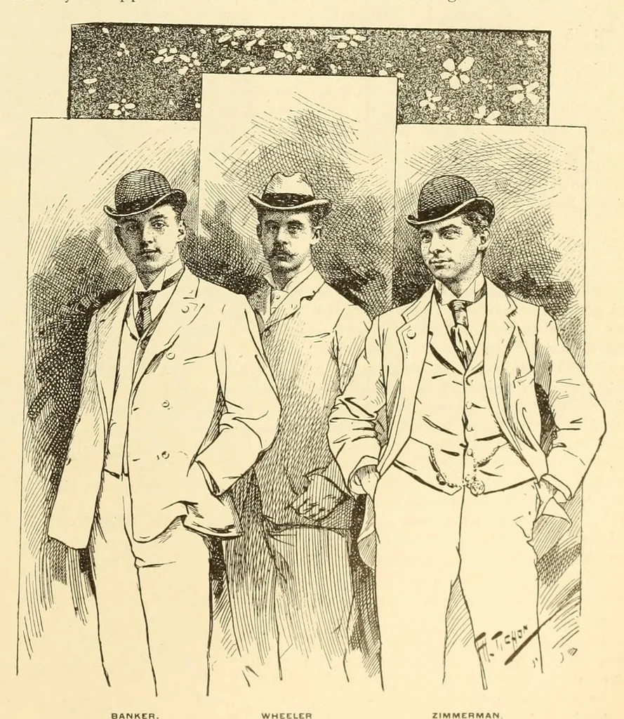 An illustration from The Bearings, 1890, leaf 479