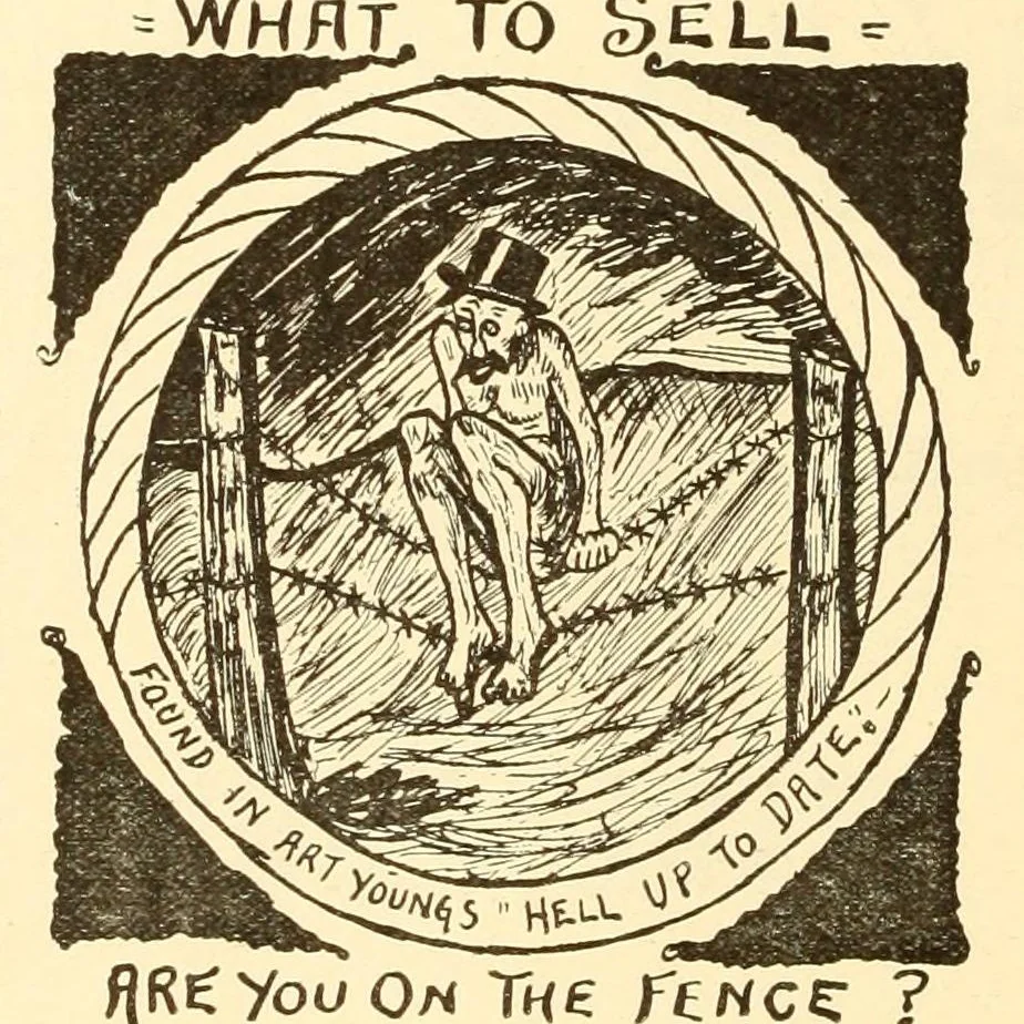 An illustration from The Bearings, 1890, leaf 50