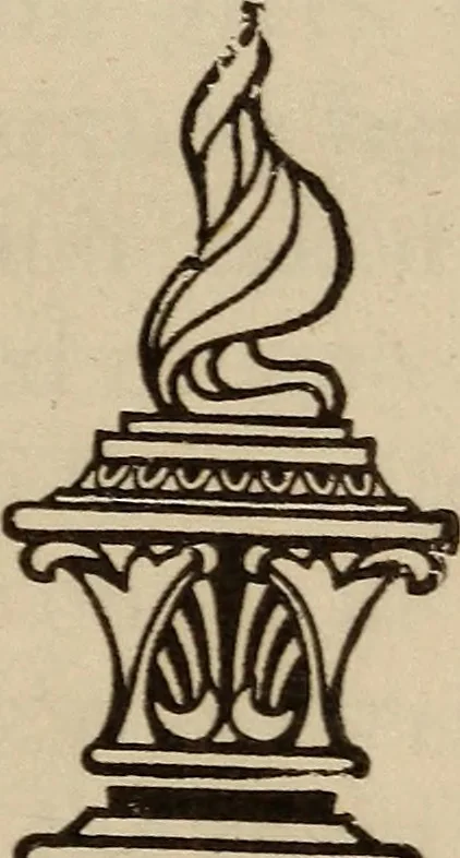 An illustration from Beasts and sevens of Revelations, 1917, leaf 6