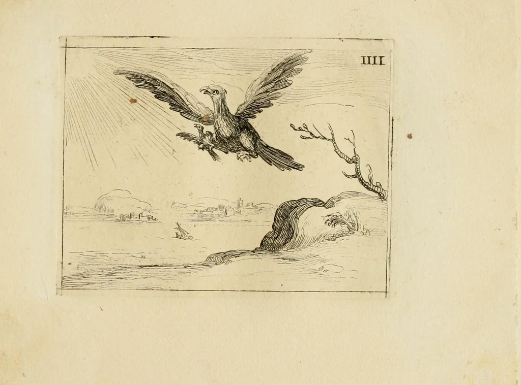An illustration from Vita beatae Mariae Vir. Matris Dei emblematib[us] delineata, 1646, leaf 13