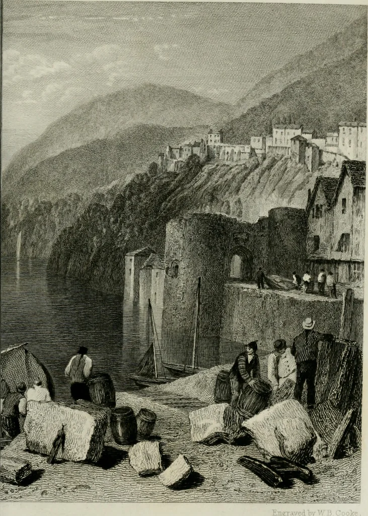 An illustration from The Beauties of England and Wales, or, Delineations, topographical, historical, and descriptive, of each county, 1801, leaf 184