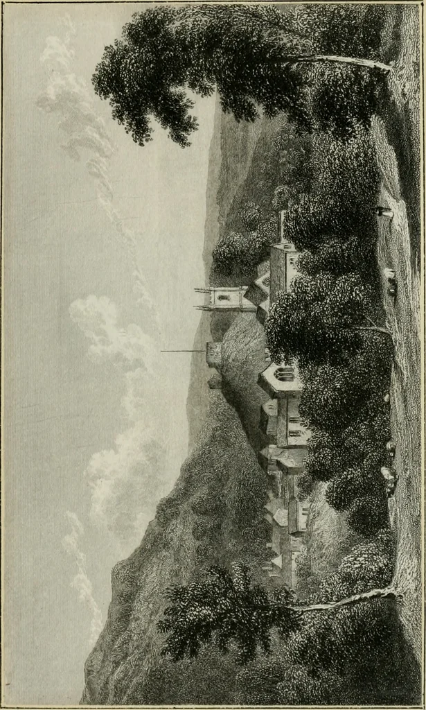 An illustration from The Beauties of England and Wales, or, Delineations, topographical, historical, and descriptive, of each county, 1801, leaf 202