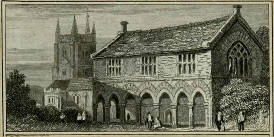 An illustration from The Beauties of England and Wales, or, Delineations, topographical, historical, and descriptive, of each county, 1801, leaf 204