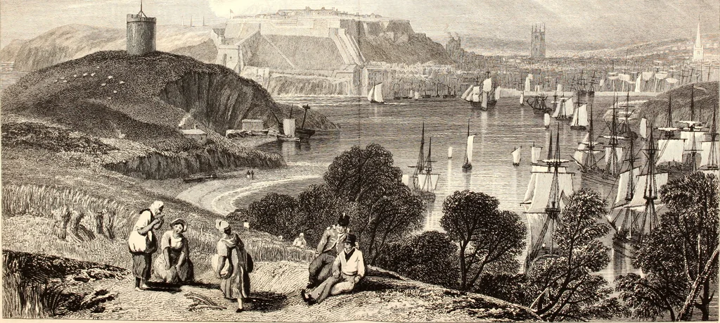 An illustration from The Beauties of England and Wales, or, Delineations, topographical, historical, and descriptive, of each county, 1801, leaf 215