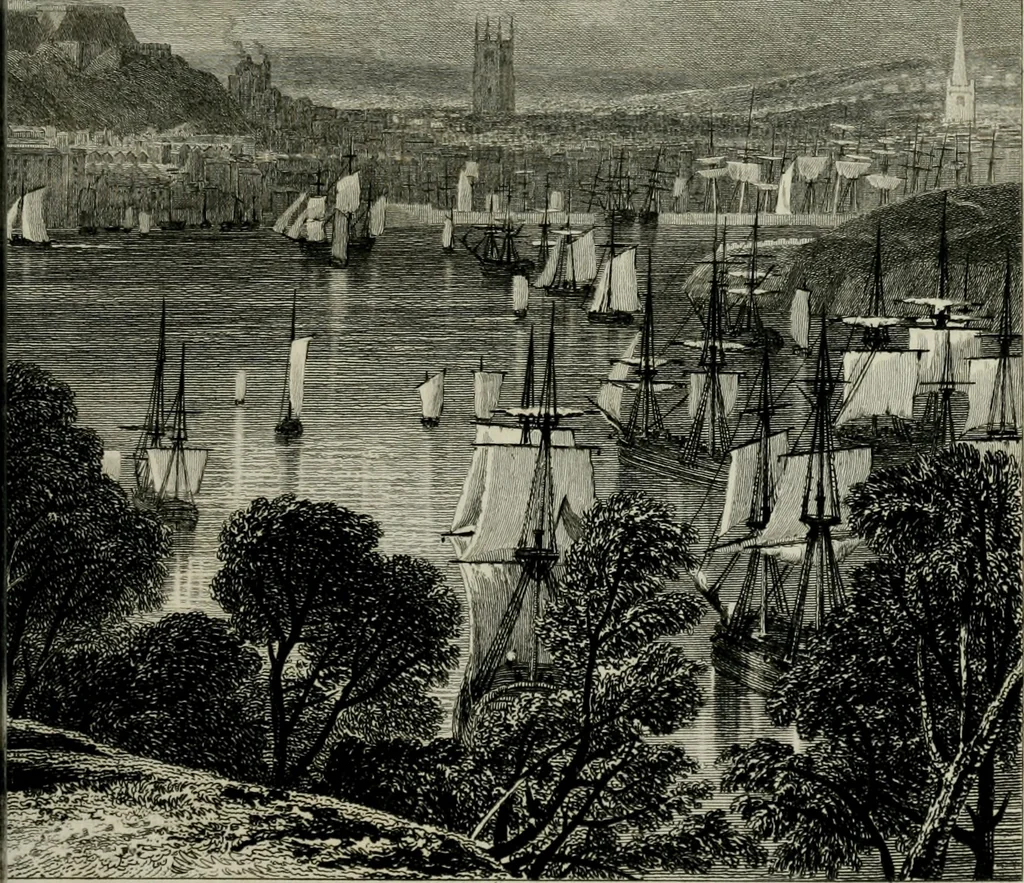 An illustration from The Beauties of England and Wales, or, Delineations, topographical, historical, and descriptive, of each county, 1801, leaf 216