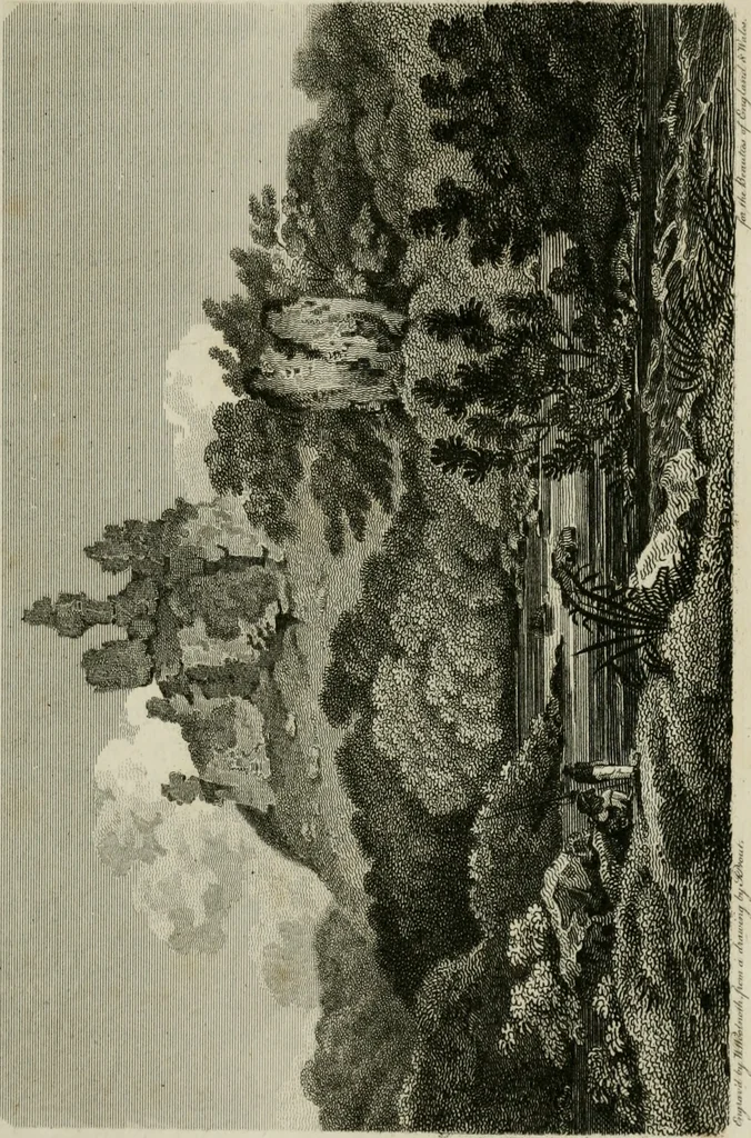 An illustration from The Beauties of England and Wales, or, Delineations, topographical, historical, and descriptive, of each county, 1801, leaf 340