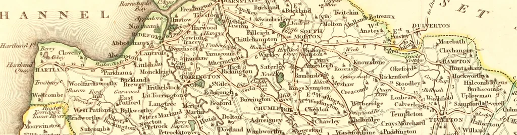 An illustration from The Beauties of England and Wales, or, Delineations, topographical, historical, and descriptive, of each county, 1801, leaf 4