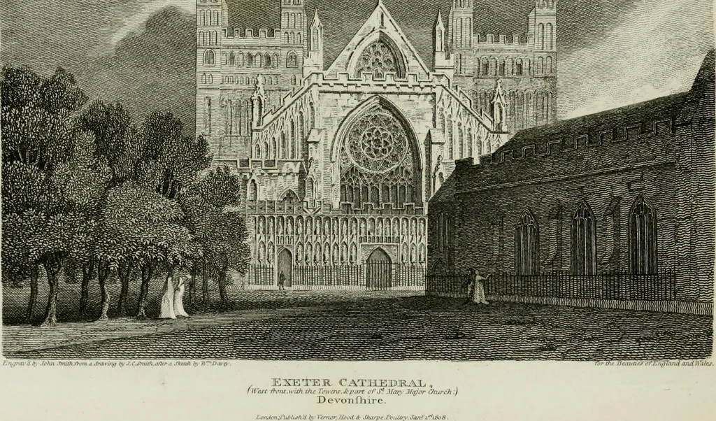 An illustration from The Beauties of England and Wales, or, Delineations, topographical, historical, and descriptive, of each county, 1801, leaf 68