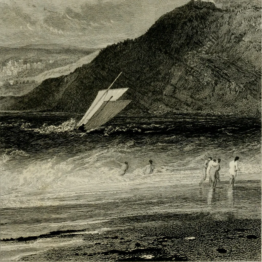 An illustration from The Beauties of England and Wales, or, Delineations, topographical, historical, and descriptive, of each county, 1801, leaf 684