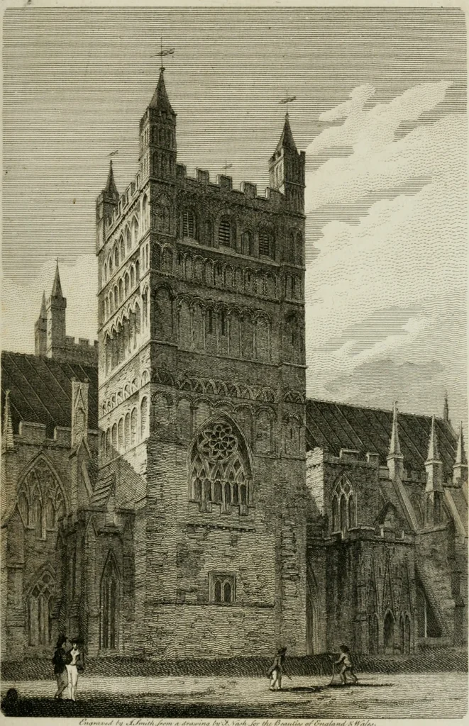 An illustration from The Beauties of England and Wales, or, Delineations, topographical, historical, and descriptive, of each county, 1801, leaf 82