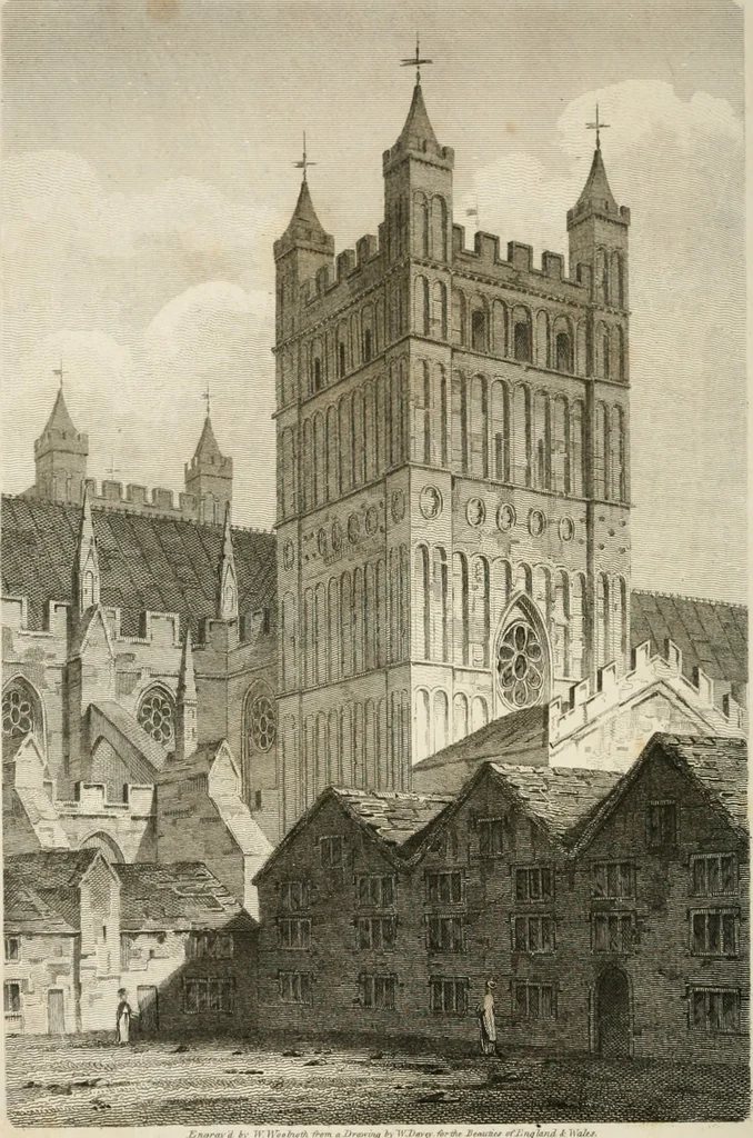 An illustration from The Beauties of England and Wales, or, Delineations, topographical, historical, and descriptive, of each county, 1801, leaf 85
