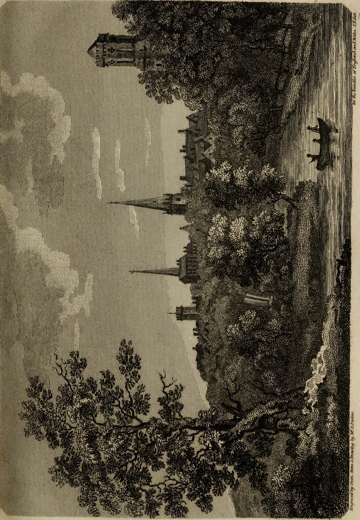 An illustration from The beauties of England and Wales, or, Delineations, topographical, historical, and descriptive, of each county, 1801, leaf 92
