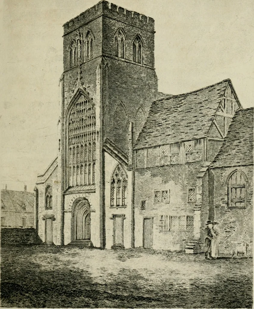 An illustration from The Beauties of England and Wales, or, Delineations, topographical, historical, and descriptive, of each county, 1801, leaf 110