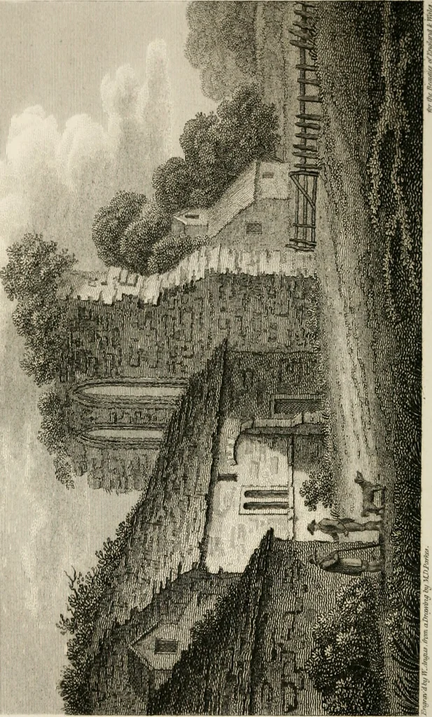 An illustration from The Beauties of England and Wales, or, Delineations, topographical, historical, and descriptive, of each county, 1801, leaf 387