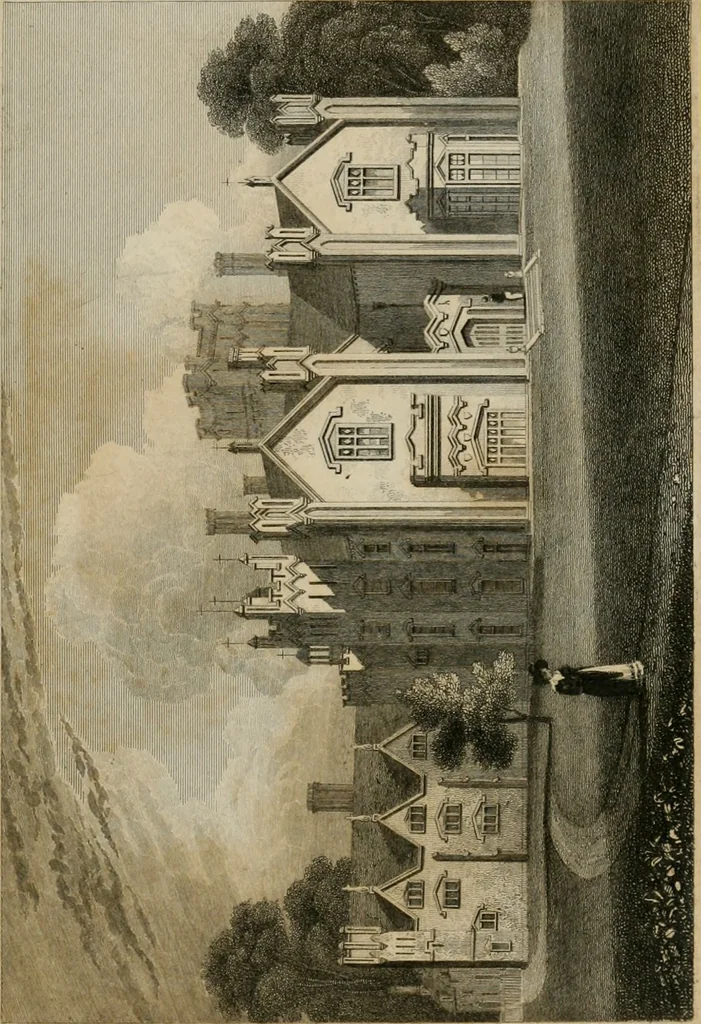 An illustration from The Beauties of England and Wales, or, Delineations, topographical, historical, and descriptive, of each county, 1801, leaf 408