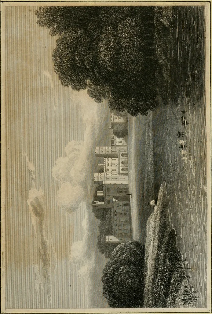 An illustration from The Beauties of England and Wales, or, Delineations, topographical, historical, and descriptive, of each county, 1801, leaf 412