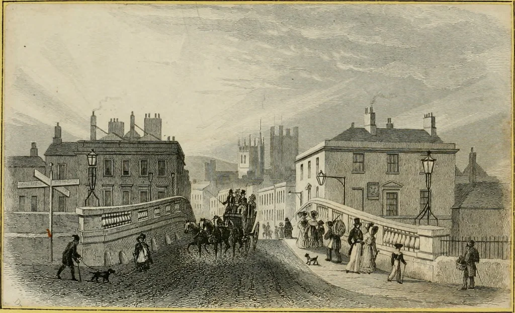 An illustration from The Beauties of England and Wales, or, Delineations, topographical, historical, and descriptive, of each county, 1801, leaf 442