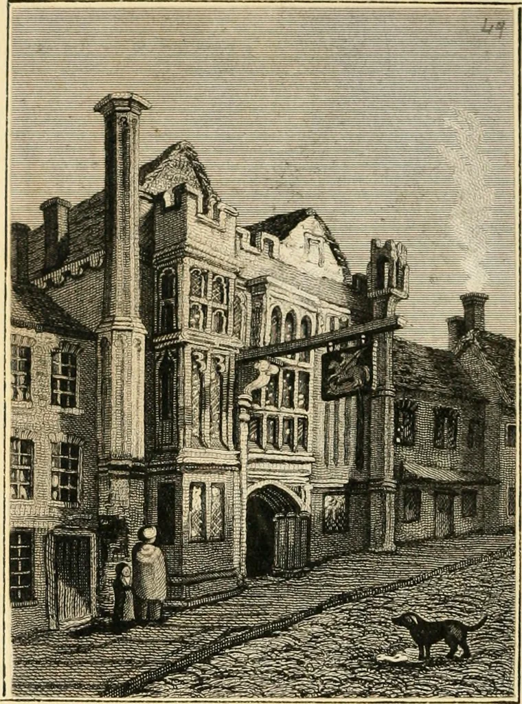 An illustration from The Beauties of England and Wales, or, Delineations, topographical, historical, and descriptive, of each county, 1801, leaf 601