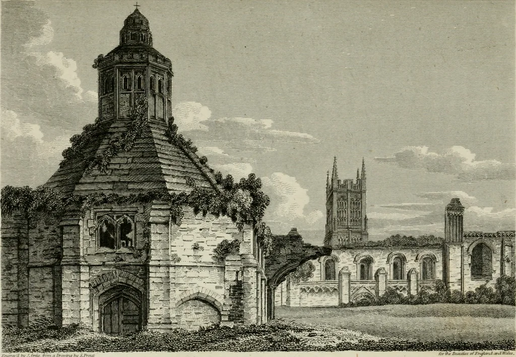 An illustration from The Beauties of England and Wales, or, Delineations, topographical, historical, and descriptive, of each county, 1801, leaf 606