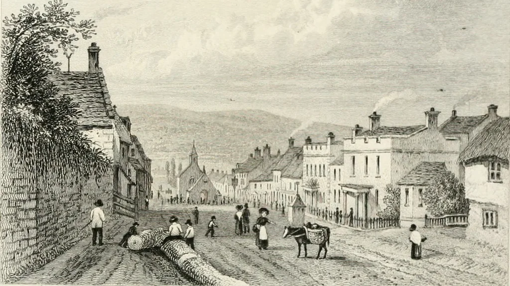 An illustration from The Beauties of England and Wales, or, Delineations, topographical, historical, and descriptive, of each county, 1801, leaf 643