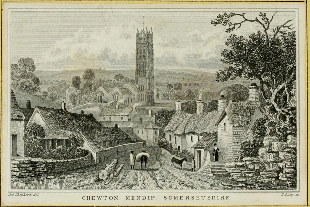 An illustration from The Beauties of England and Wales, or, Delineations, topographical, historical, and descriptive, of each county, 1801, leaf 124