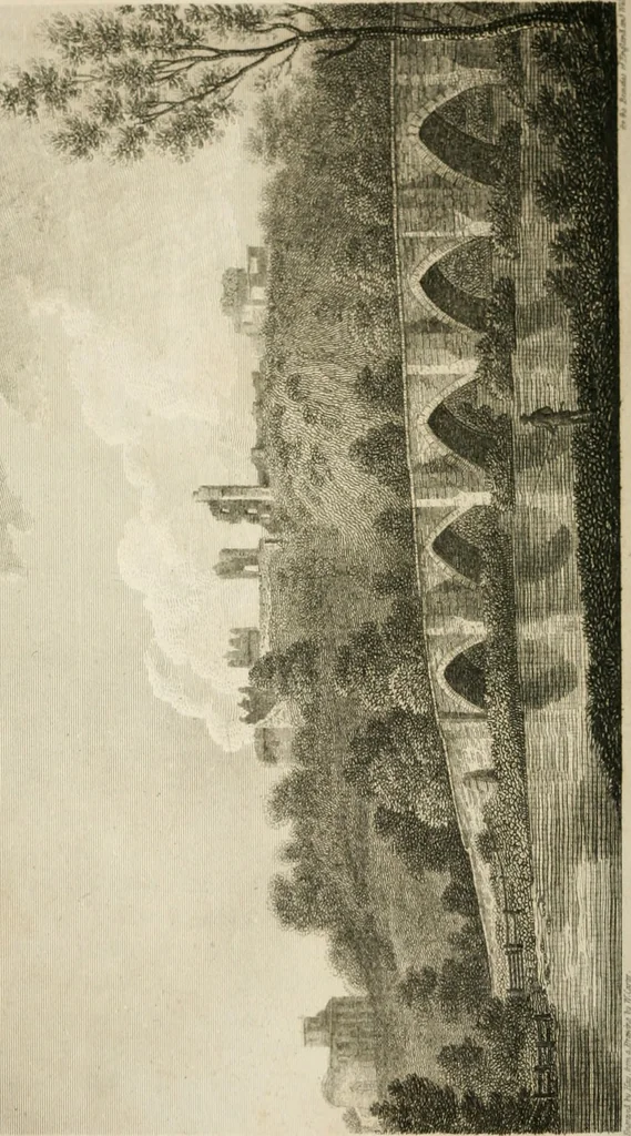 An illustration from The Beauties of England and Wales, or, Delineations, topographical, historical, and descriptive, of each county, 1801, leaf 183
