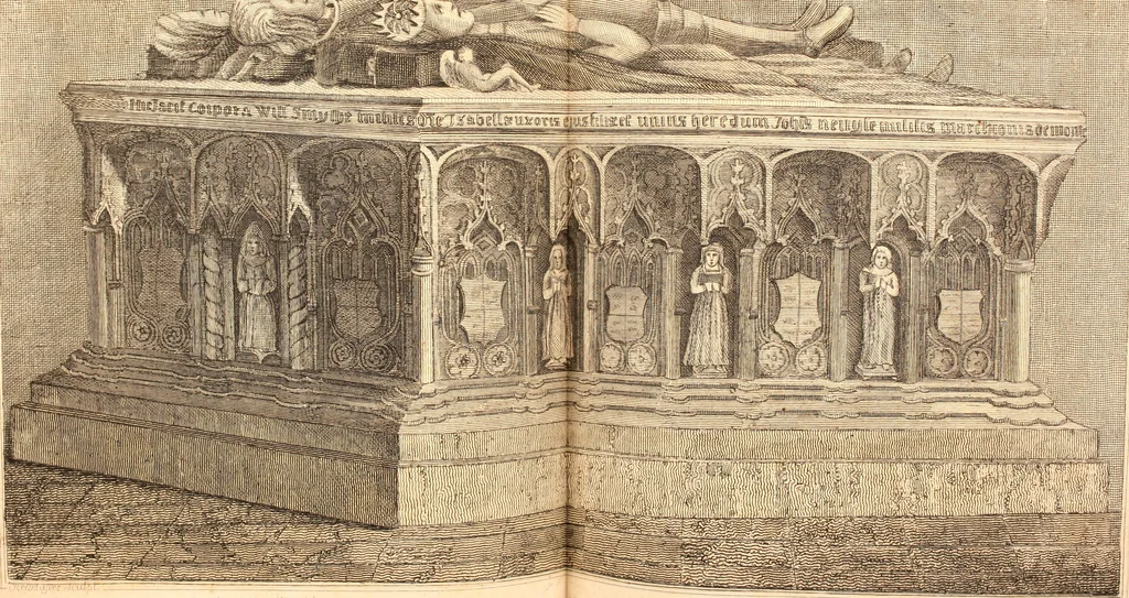 An illustration from The Beauties of England and Wales, or, Delineations, topographical, historical, and descriptive, of each county, 1801, leaf 257