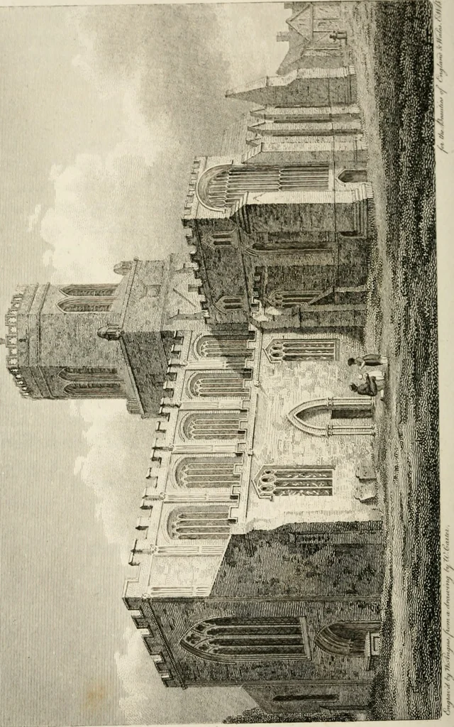 An illustration from The Beauties of England and Wales, or, Delineations, topographical, historical, and descriptive, of each county, 1801, leaf 337