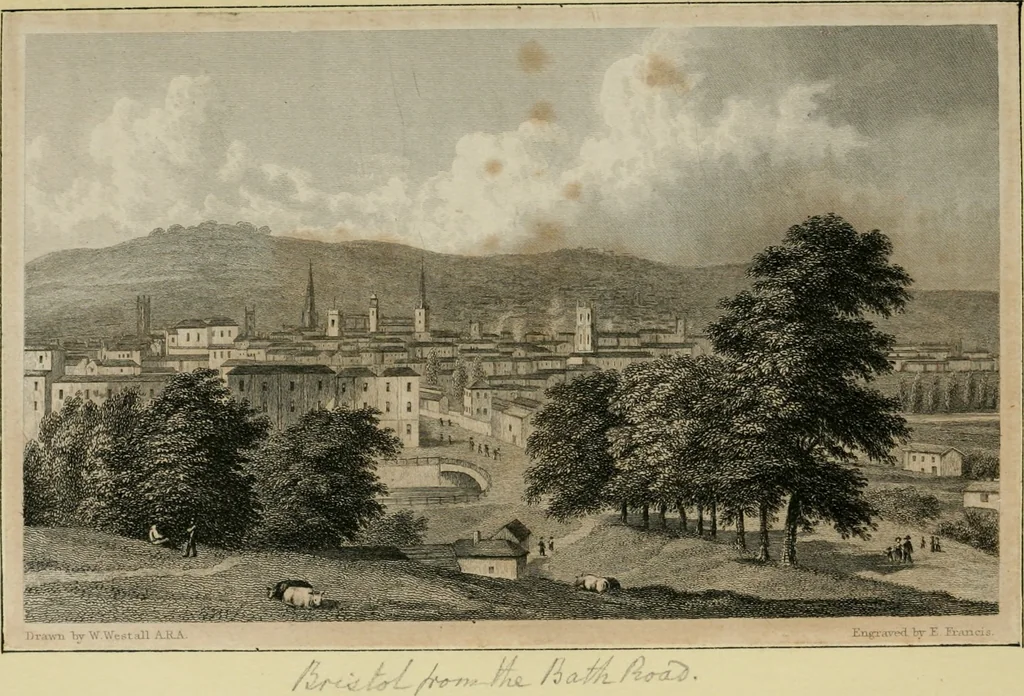 An illustration from The Beauties of England and Wales, or, Delineations, topographical, historical, and descriptive, of each county, 1801, leaf 56