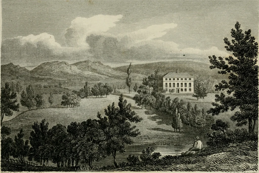 An illustration from The Beauties of England and Wales, or, Delineations, topographical, historical, and descriptive, of each county, 1801, leaf 624